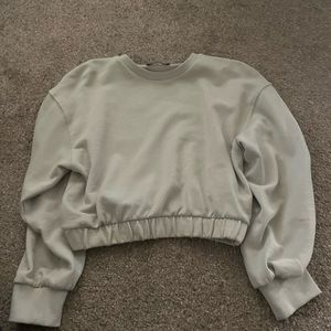 Zara cropped sweatshirt